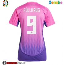 Ženske Nogometnih dresov Nemčija Niclas Fullkrug #9 Gostujoči EP 2024 Kratki rokavi